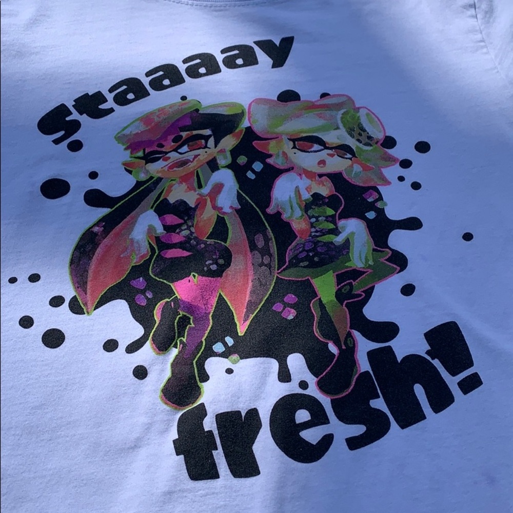 Splatoon Women’s Tee Shirt White Size L